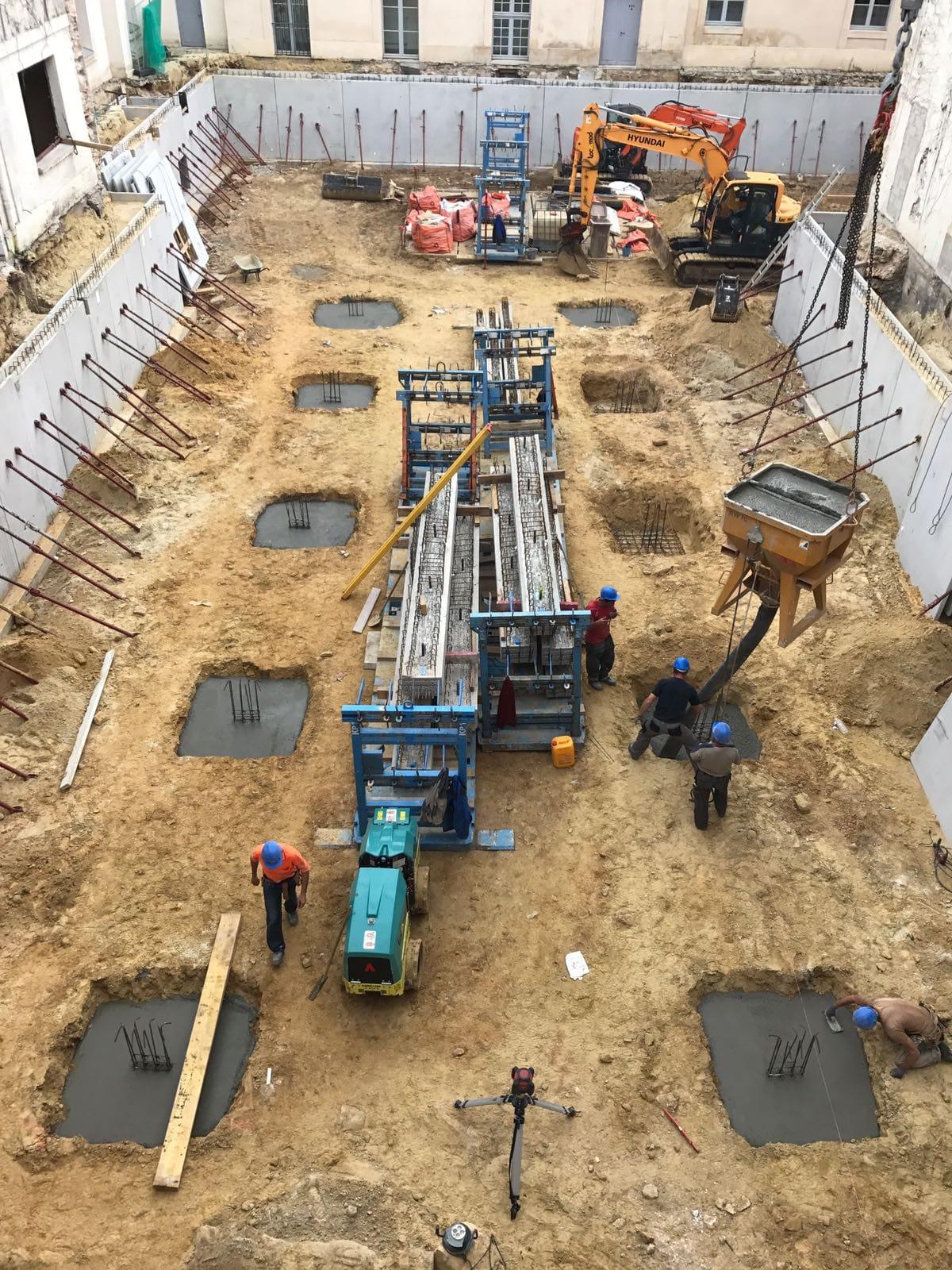 Chantier de construction - Surintendance du Roi Paris